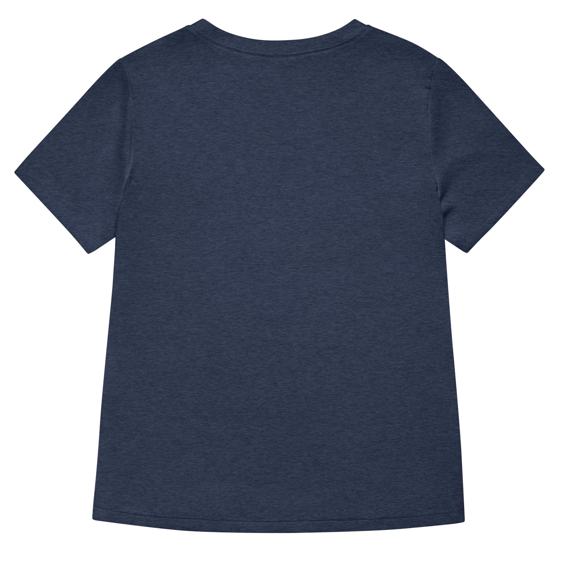 Block Print Whale Women’s V-neck T-Shirt - 