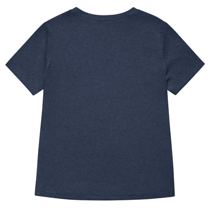 Block Print Whale Women’s V-neck T-Shirt - 