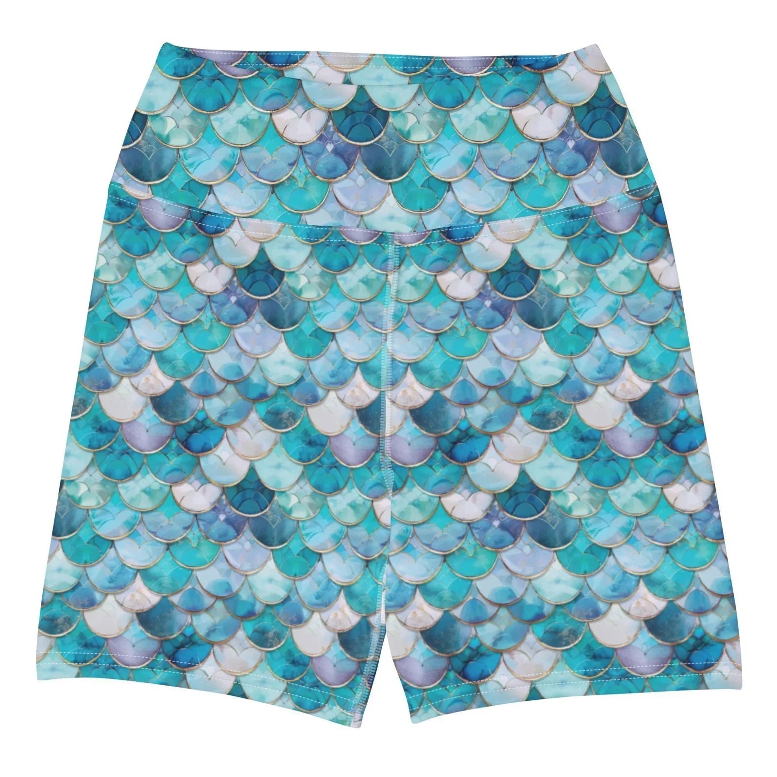 Mermaid Scales Collection 4" Inch Dive Shorts - 
