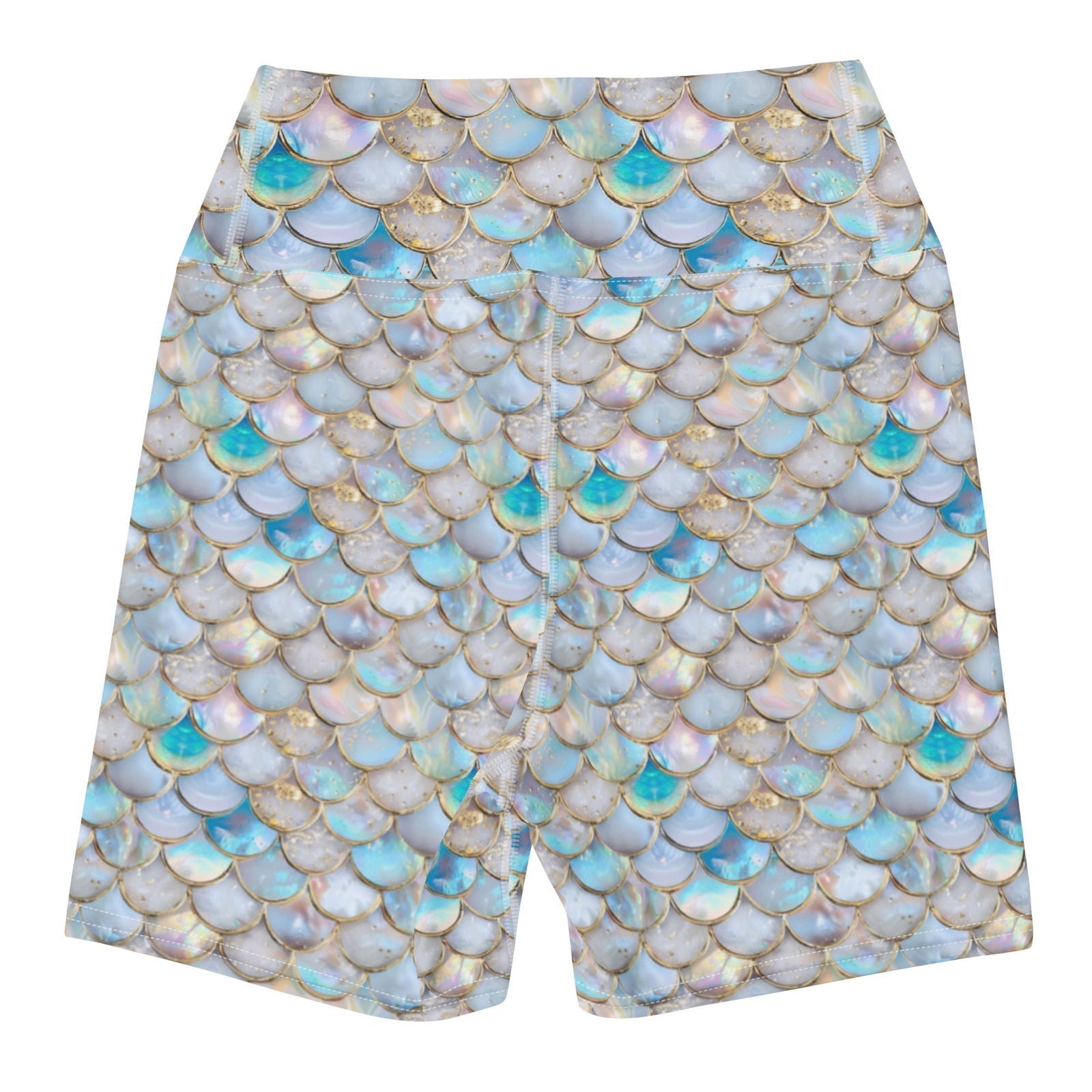 Aurora Opal Mermaid 4" Inch Dive Shorts -  - ["mermaid","Short","women"]