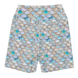 Aurora Opal Mermaid 4" Inch Dive Shorts -  - ["mermaid","Short","women"]