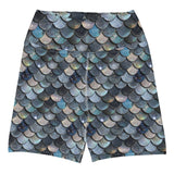 Mermaid Scales Collection 4" Inch Dive Shorts -  - ["Blue Lagoon Mermaid","mermaid","Short","women"]