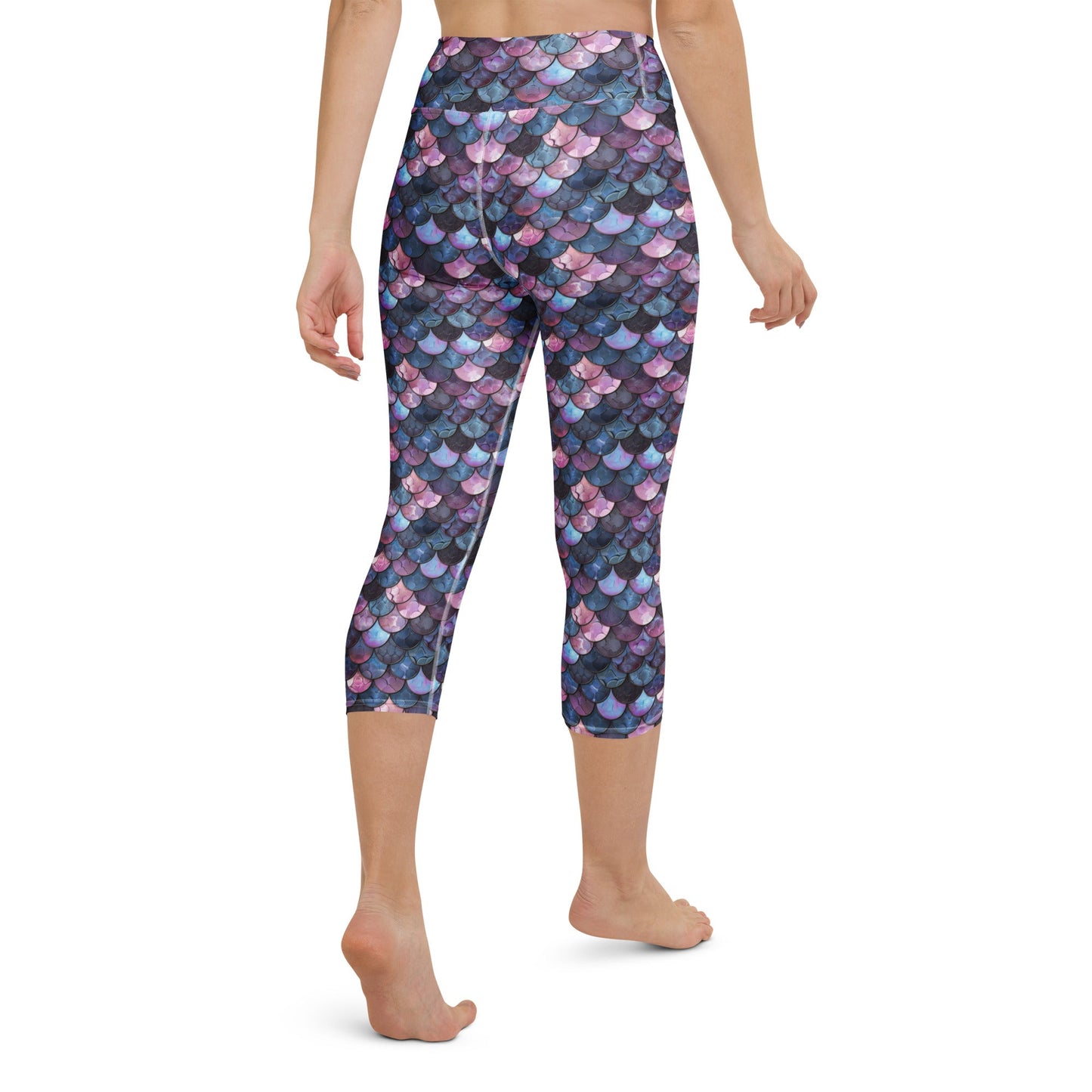 Mermaid Scales Collection Capri Swim Leggings - 