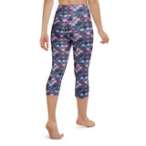 Mermaid Scales Collection Capri Swim Leggings -  - ["Blue Lagoon Mermaid","leggings","mermaid","women"]