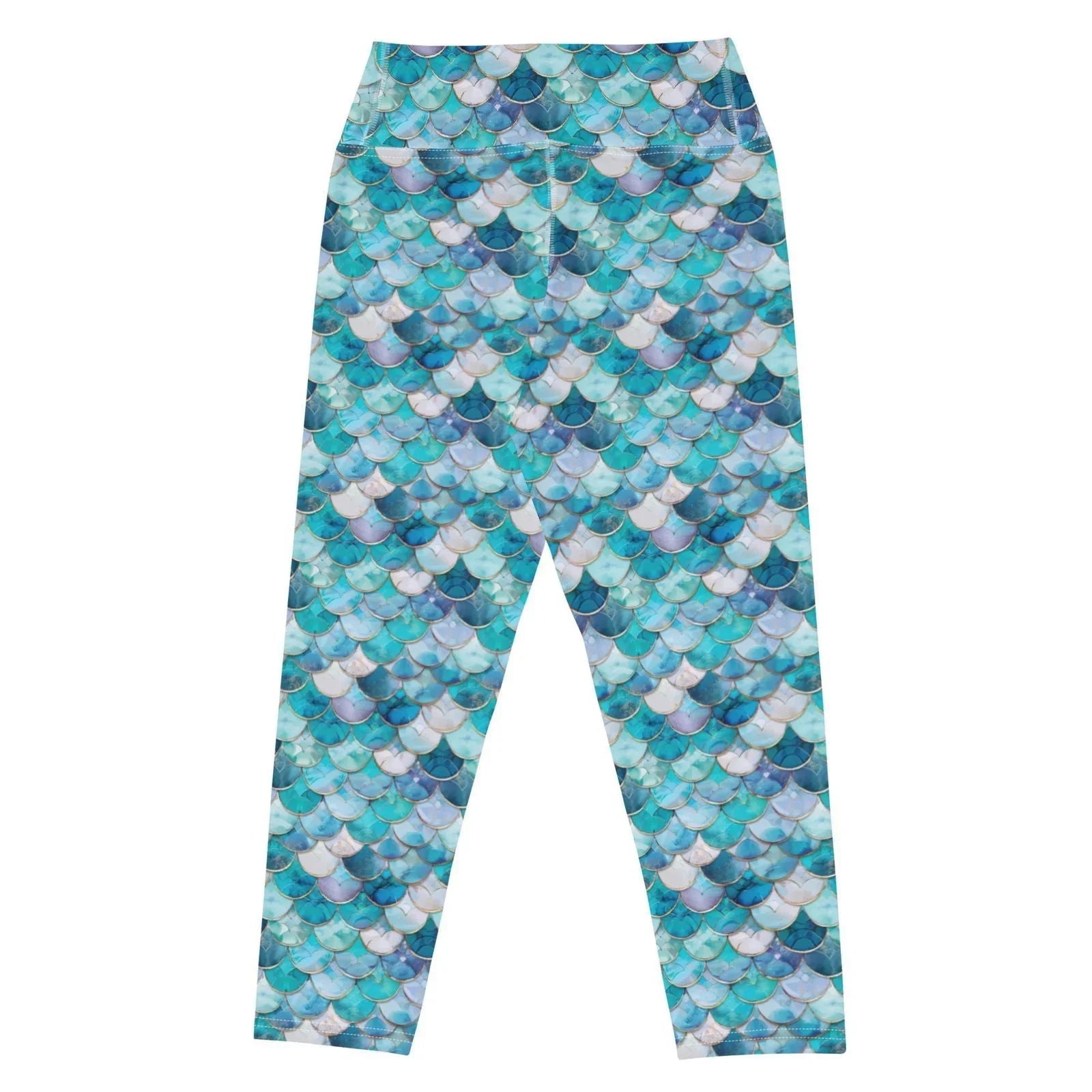 Mermaid Scales Collection Capri Swim Leggings - 