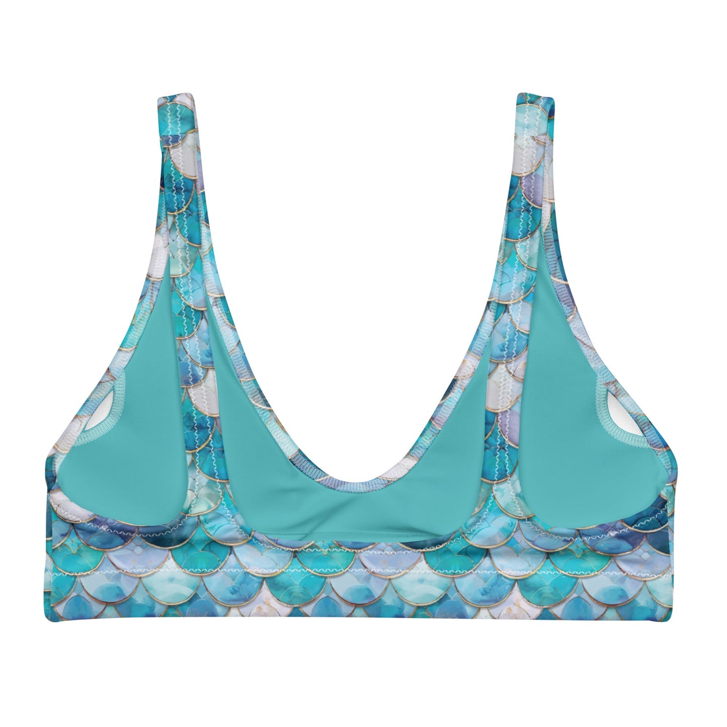Mermaid Scales Collection Eco Bikini Top - 
