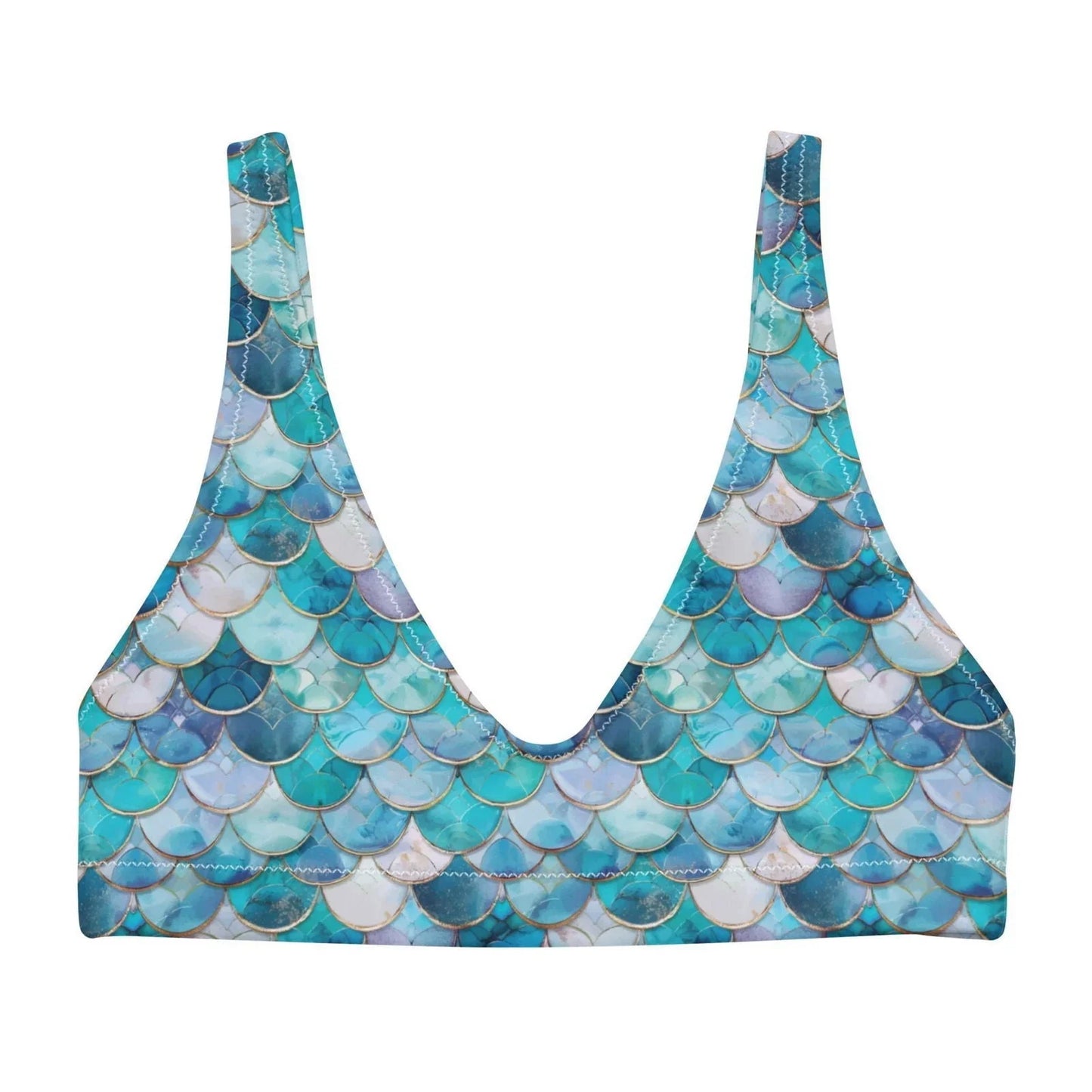 Mermaid Scales Collection Eco Bikini Top - 