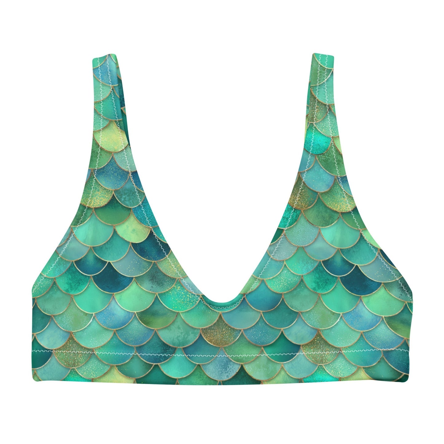 Mermaid Scales Collection Eco Bikini Top - 
