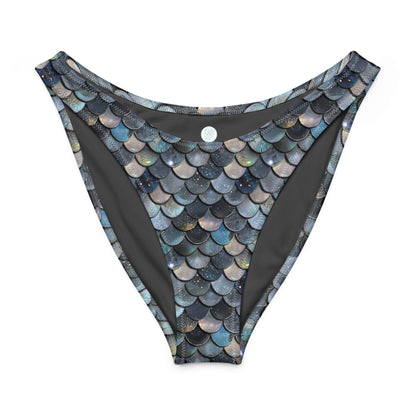 Mermaid Scales Collection Eco High-Leg Cheeky Bikini Bottom - 