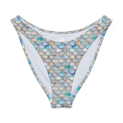 Mermaid Scales Collection Eco High-Leg Cheeky Bikini Bottom - 