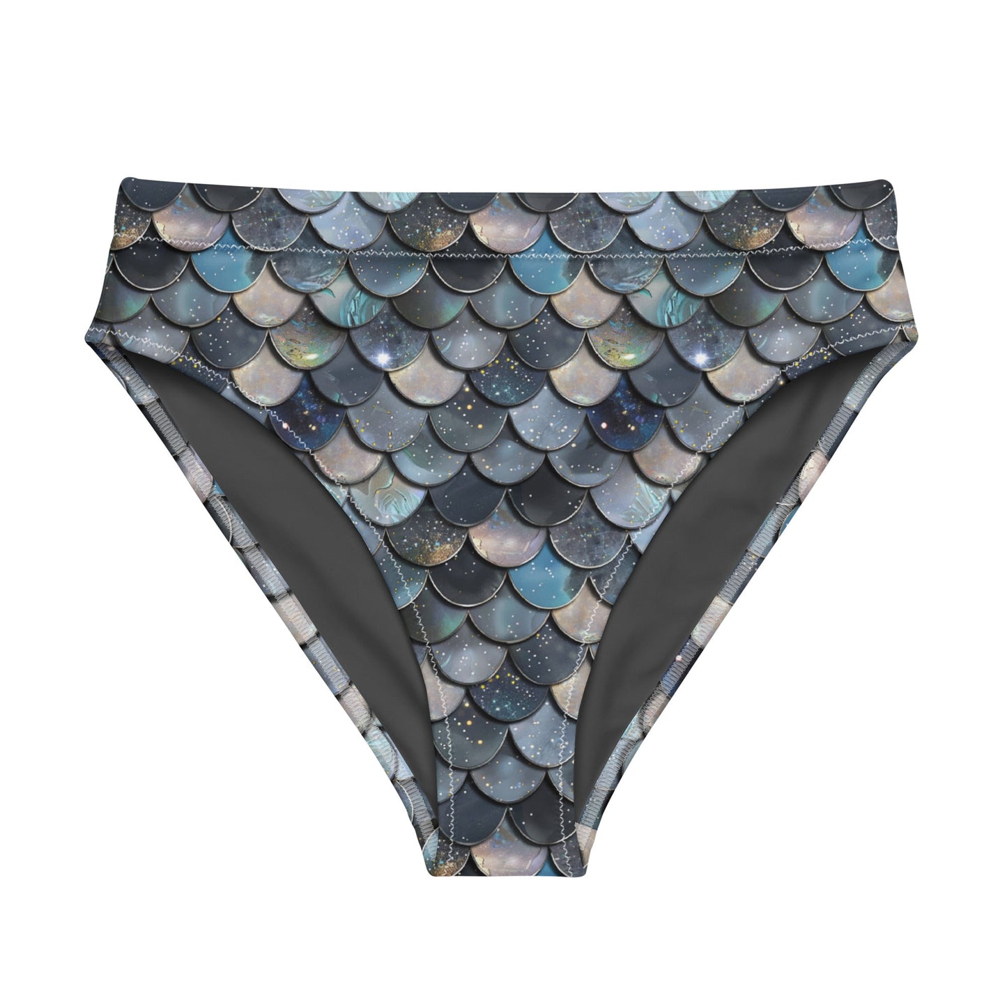 Mermaid Scales Collection Eco High-Waisted Bikini Bottom - 