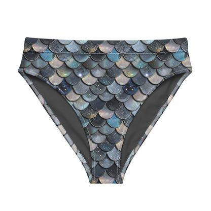 Mermaid Scales Collection Eco High-Waisted Bikini Bottom - 