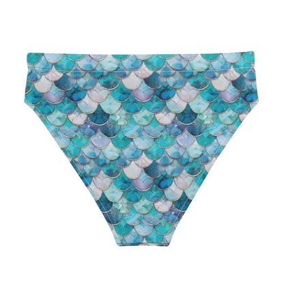 Mermaid Scales Collection Eco High-Waisted Bikini Bottom - 