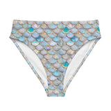Aurora Opal Mermaid Eco High-Waisted Bikini Bottom -  - ["mermaid","swim","women"]