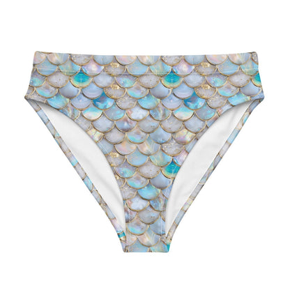 Aurora Opal Mermaid Eco High-Waisted Bikini Bottom - 