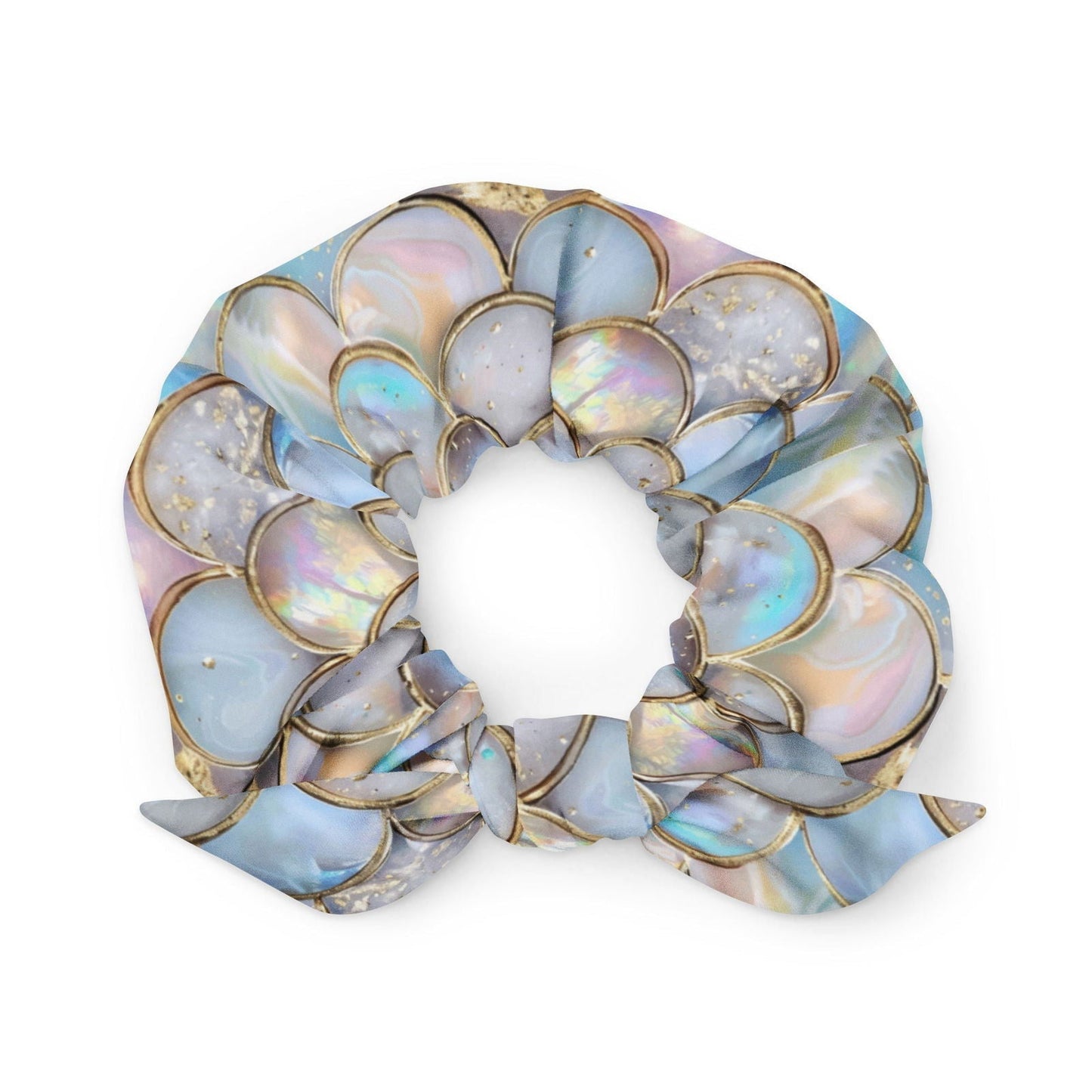 Aurora Opal Mermaid Eco-Scrunchie - 