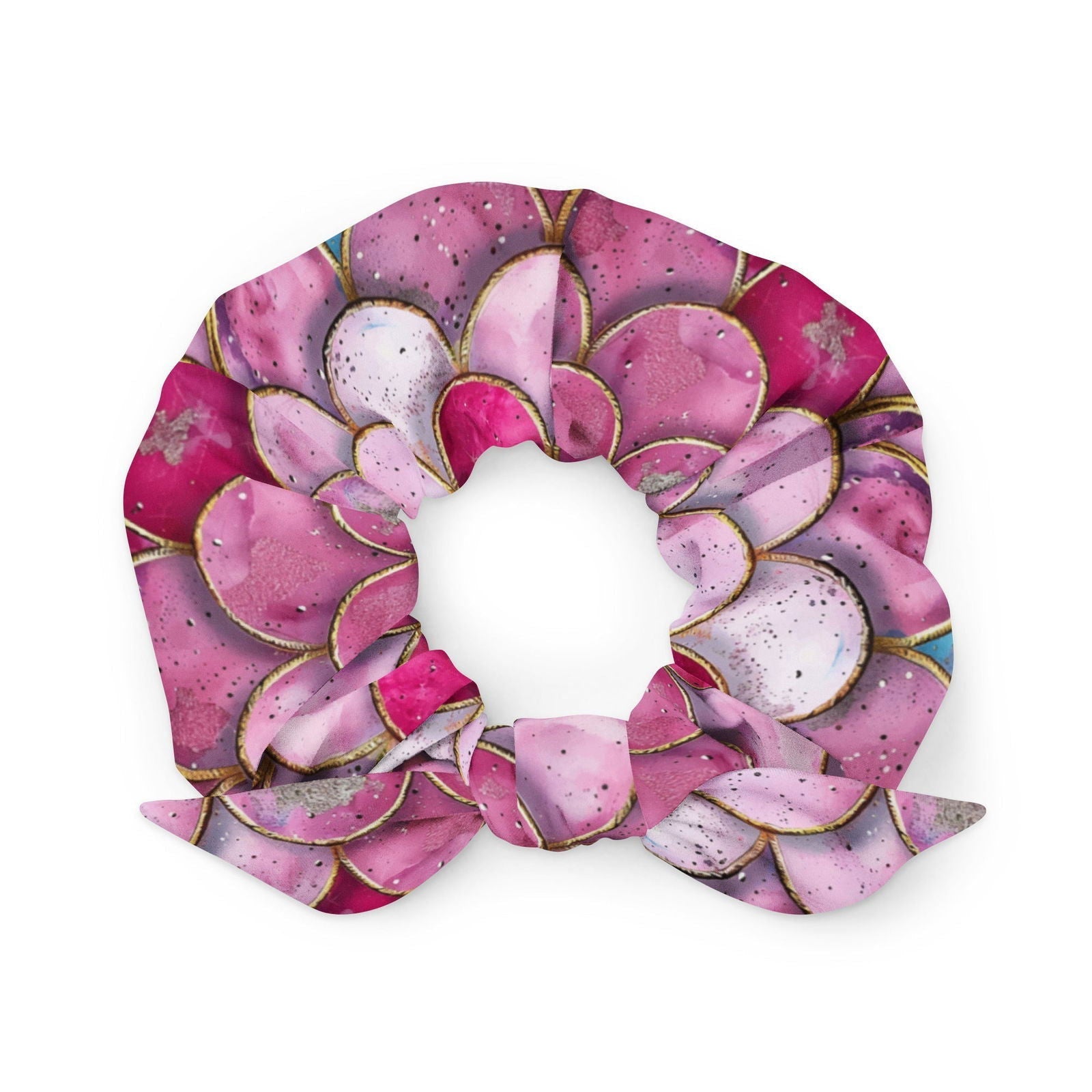 Mermaid Scales Collection Eco-Scrunchie -  - ["Blue Lagoon Mermaid","head","mermaid"]