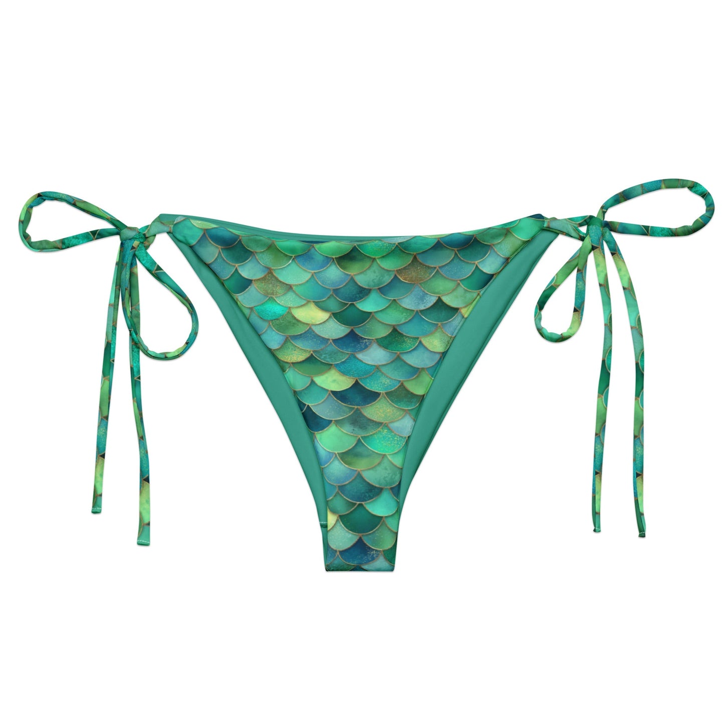 Mermaid Scales Collection Eco String Bikini Bottom - 