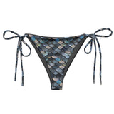Mermaid Scales Collection Eco String Bikini Bottom -  - ["Blue Lagoon Mermaid","mermaid","swim","women"]