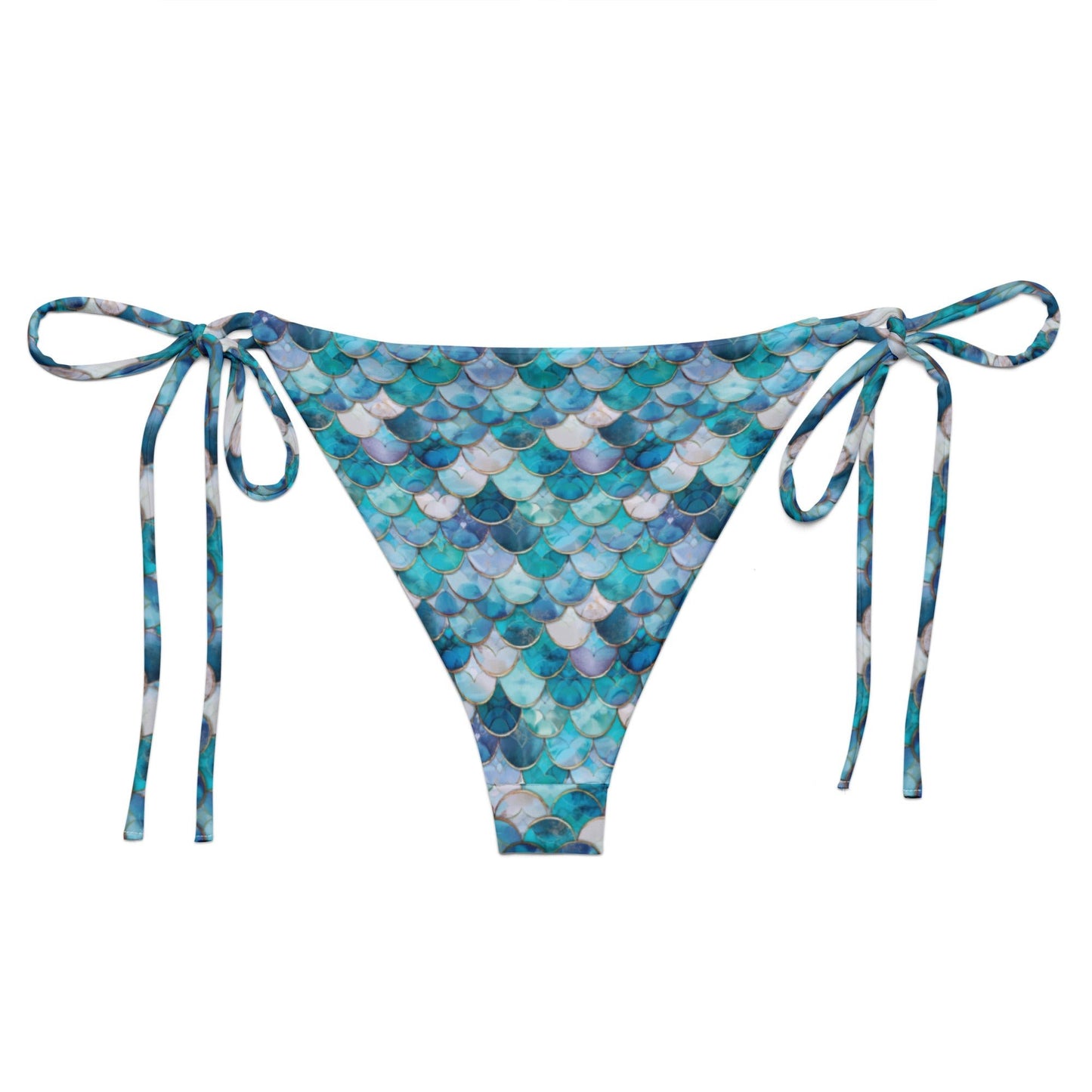 Mermaid Scales Collection Eco String Bikini Bottom - 