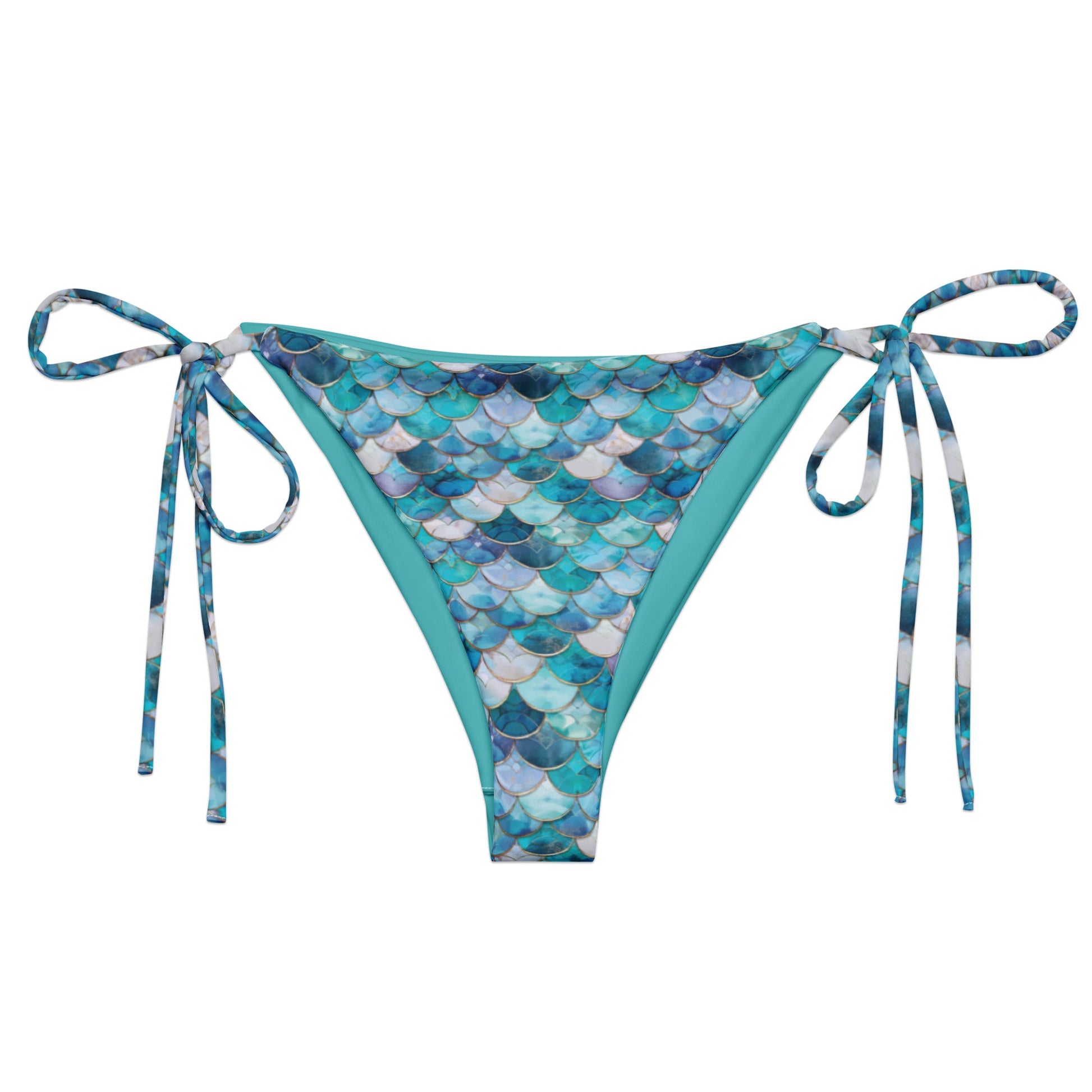 Mermaid Scales Collection Eco String Bikini Bottom - 