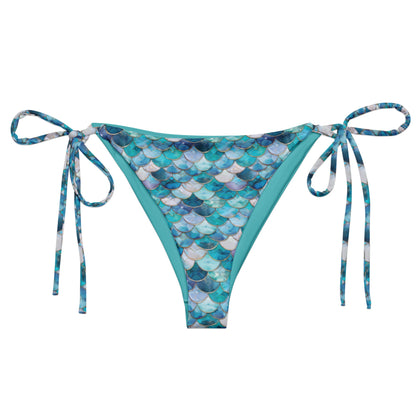 Mermaid Scales Collection Eco String Bikini Bottom - 