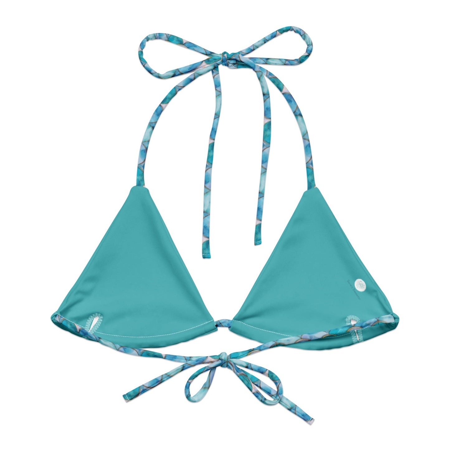 Mermaid Scales Collection Eco String Bikini Top - 