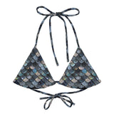 Mermaid Scales Collection Eco String Bikini Top -  - ["Blue Lagoon Mermaid","mermaid","swim","women"]