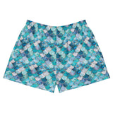 Mermaid Scales Collection Eco Swim Shorts -  - ["Blue Lagoon Mermaid","mermaid","Short","swim","women"]