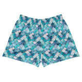 Mermaid Scales Collection Eco Swim Shorts -  - ["Blue Lagoon Mermaid","mermaid","Short","swim","women"]