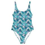 Mermaid Scales Collection One-Piece Swimsuit -  - ["Blue Lagoon Mermaid","mermaid","swim","women"]