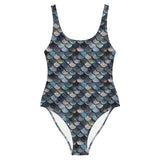 Mermaid Scales Collection One-Piece Swimsuit -  - ["Blue Lagoon Mermaid","mermaid","swim","women"]