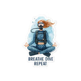 Breathe Dive Repeat Sticker -  - ["stick"]