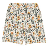 Cactus Sunflower 4" Inch Dive Shorts -  - ["cactus","Short","women"]