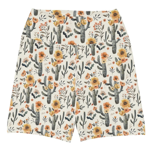 Cactus Sunflower 4" Inch Dive Shorts - 
