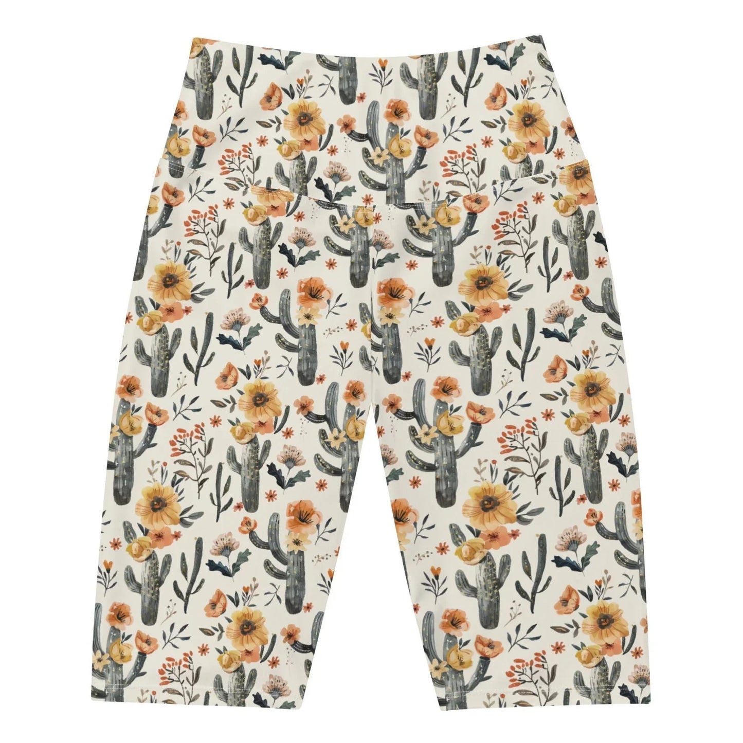 Cactus Sunflower 8" Inch Dive Shorts - 