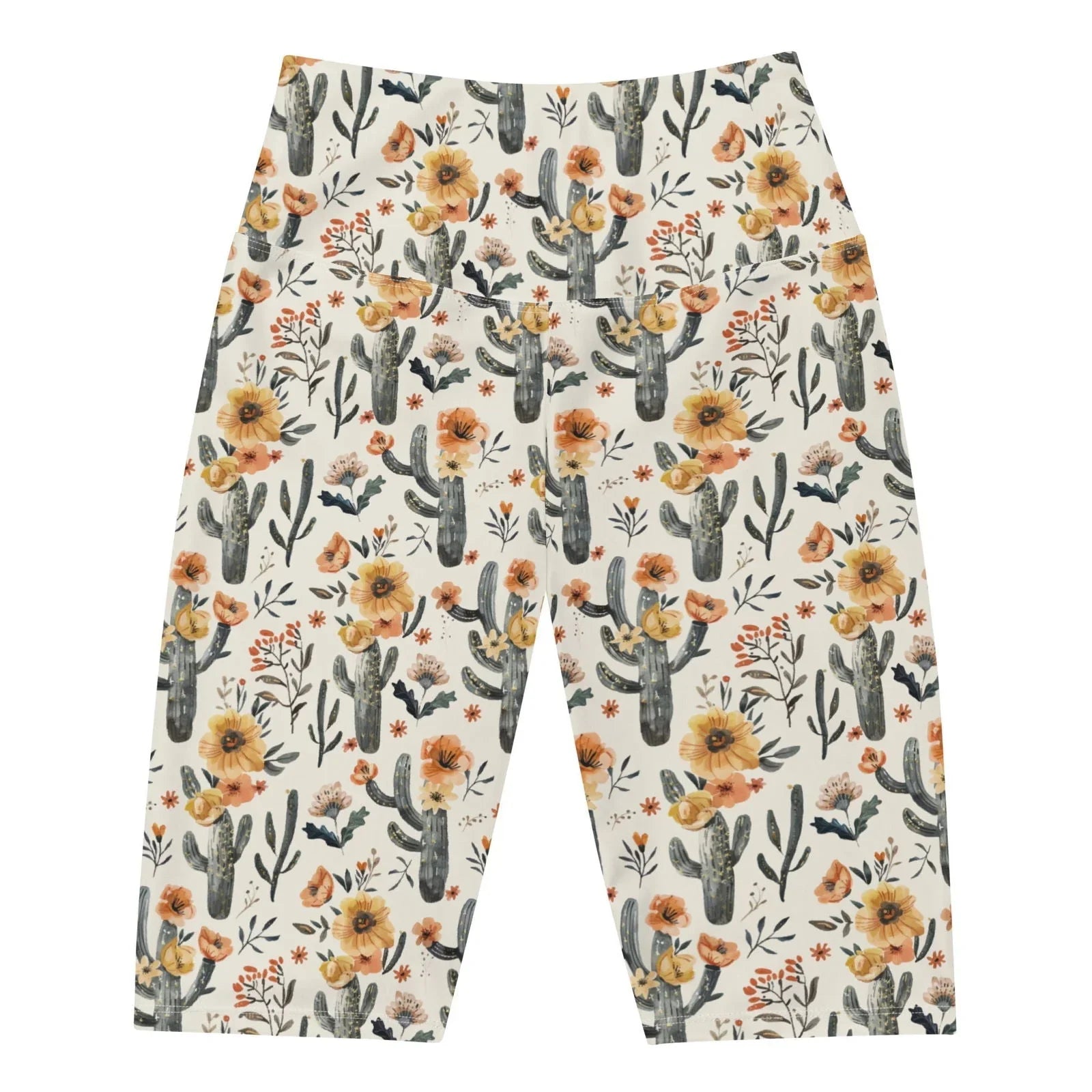 Cactus Sunflower 8" Inch Dive Shorts - 