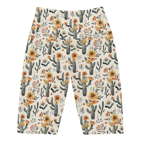 Cactus Sunflower 8" Inch Dive Shorts - 