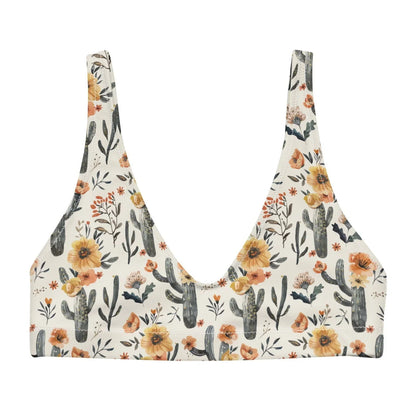 Cactus Sunflower Eco Bikini Top - 