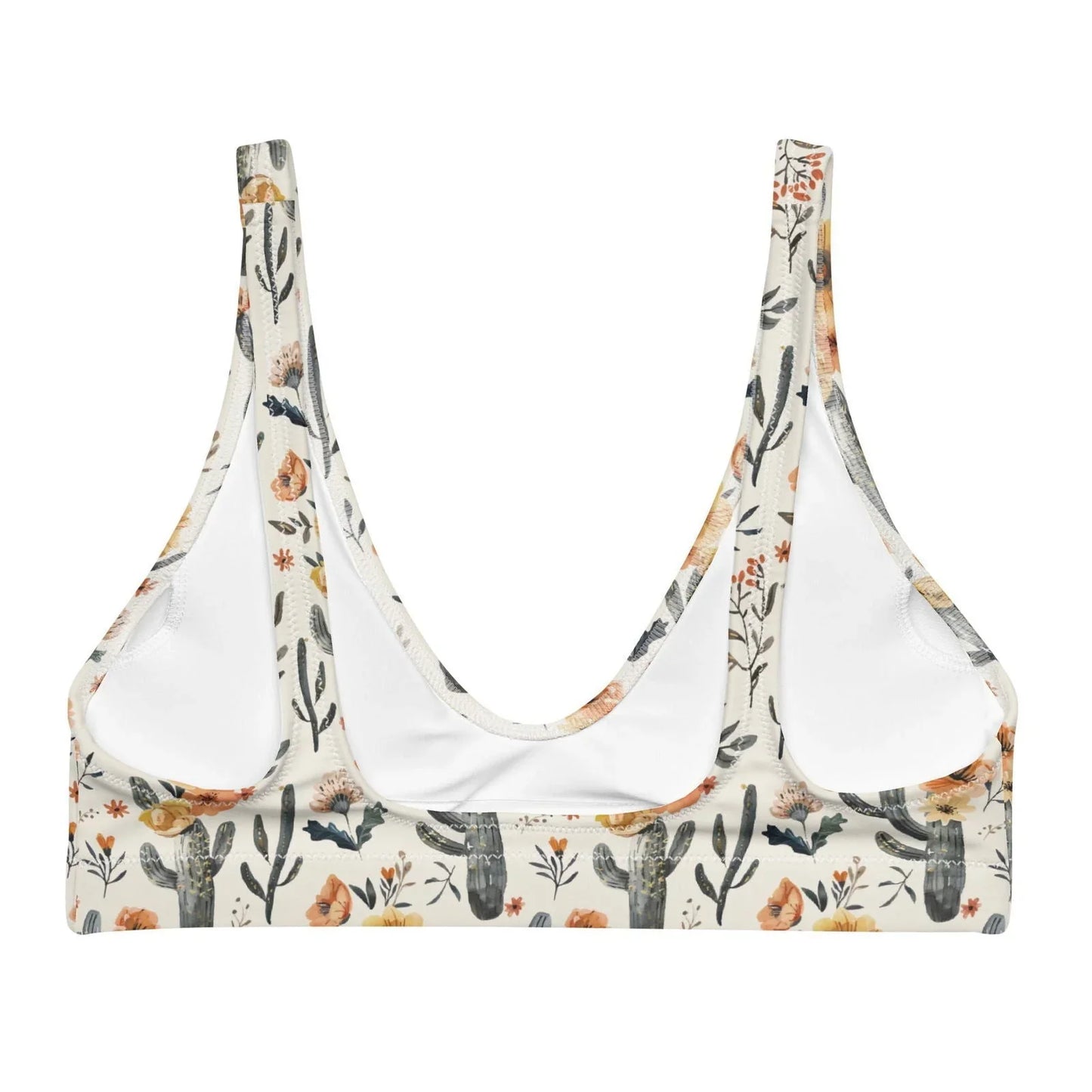 Cactus Sunflower Eco Bikini Top - 