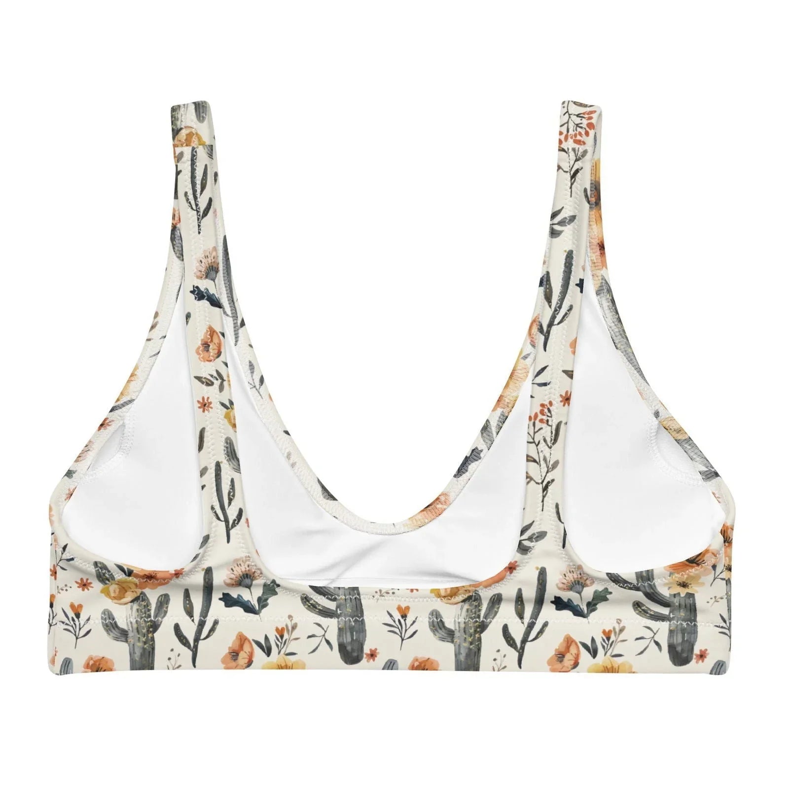 Cactus Sunflower Eco Bikini Top - 