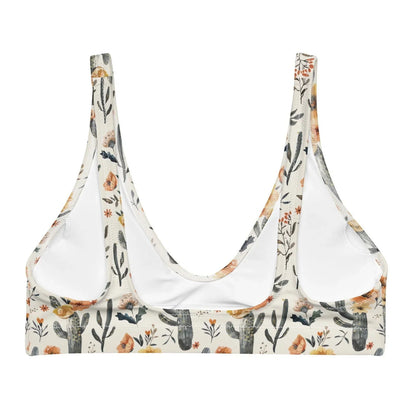 Cactus Sunflower Eco Bikini Top - 