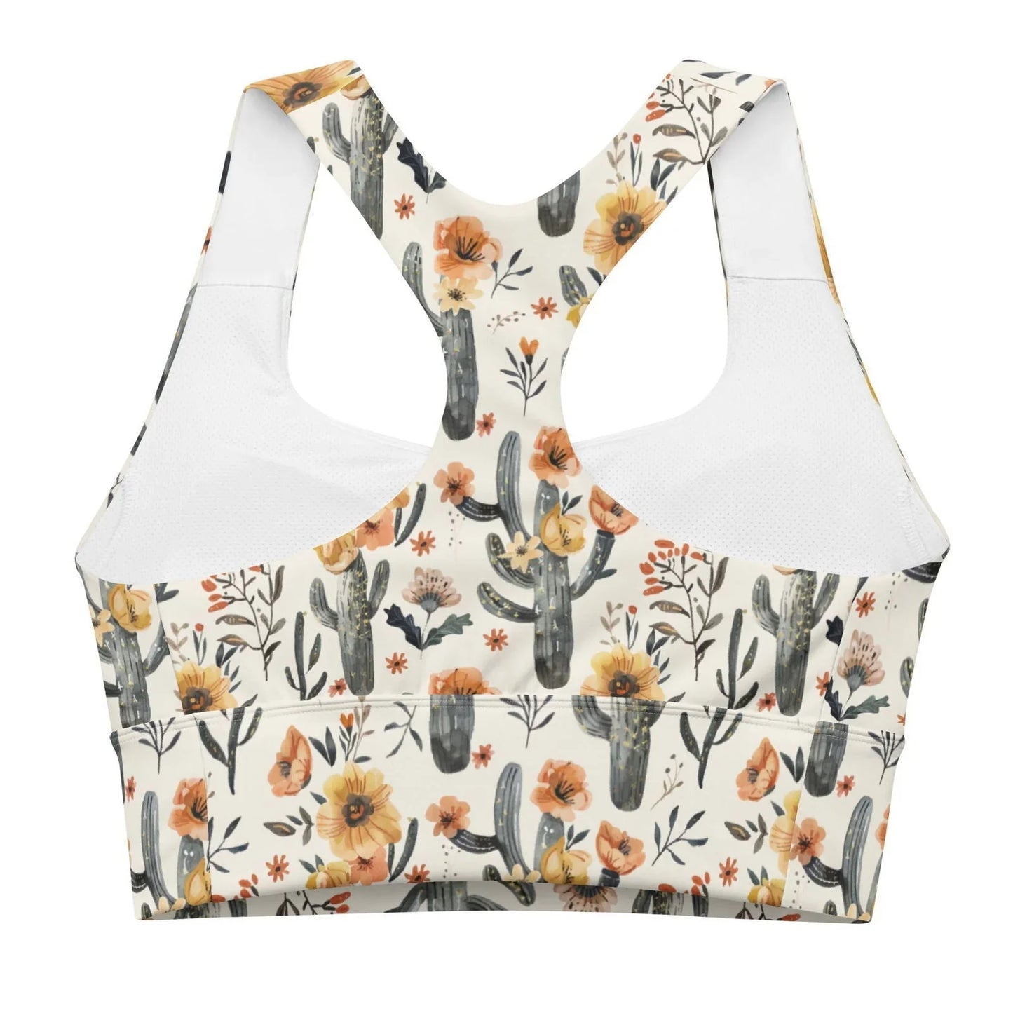 Cactus Sunflower Eco Sports Bra Top - 