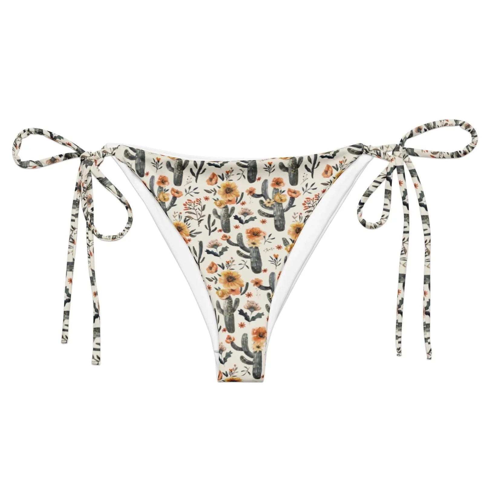 Cactus Sunflower Eco String Bikini Bottom - 