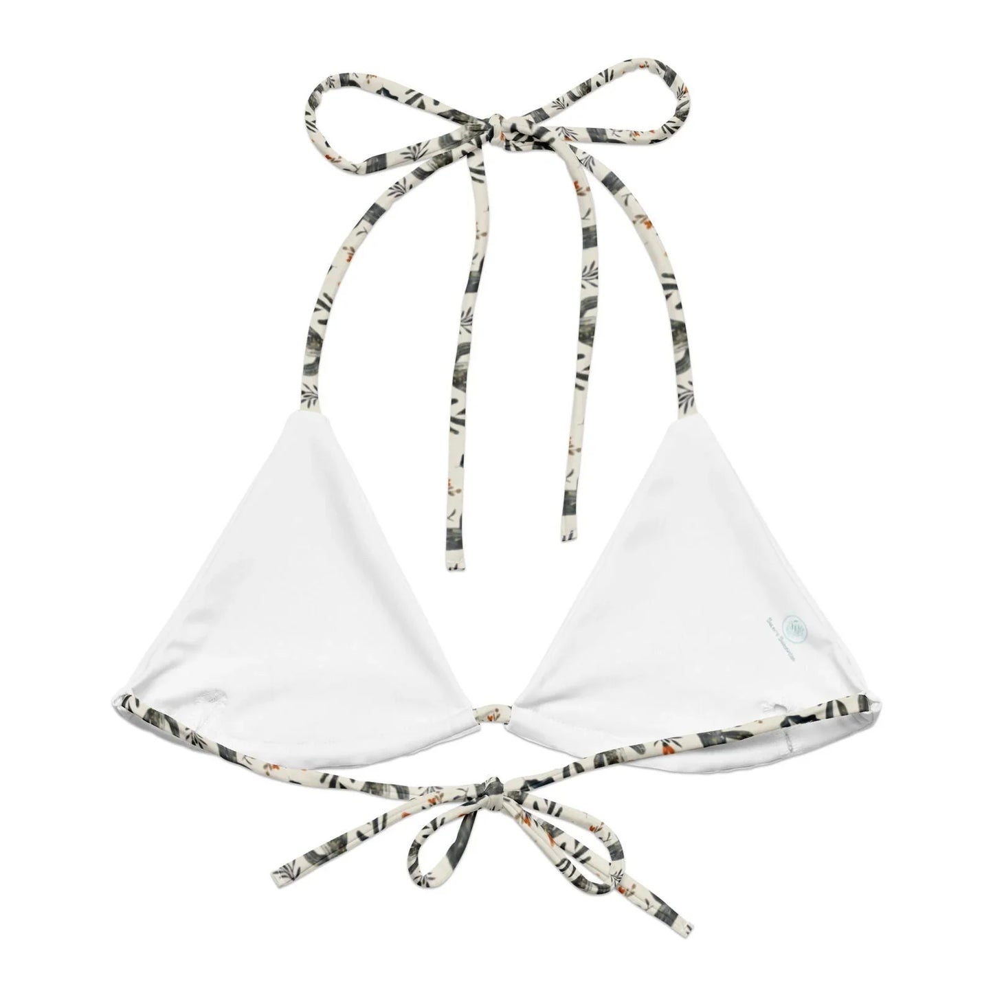 Cactus Sunflower Eco String Bikini Top - 