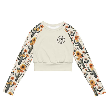 Cactus Sunflower Eco Cropped Rash Guard Solid - 