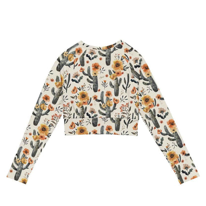 Cactus Sunflower Eco Cropped Rash Guard - 