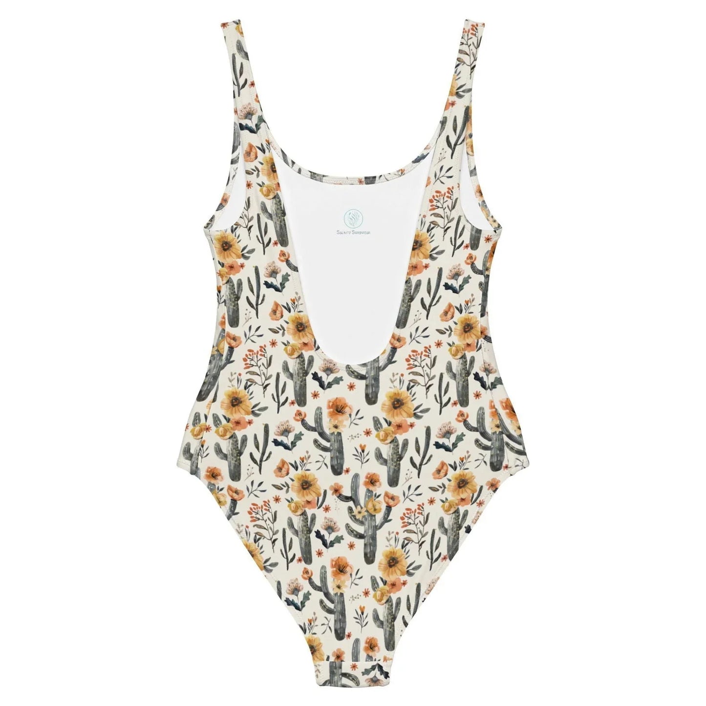 Cactus Sunflower One-Piece Swimsuit - 