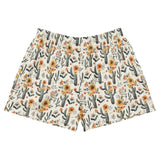 Cactus Sunflower Swim Shorts -  - ["cactus","Short","swim","women"]