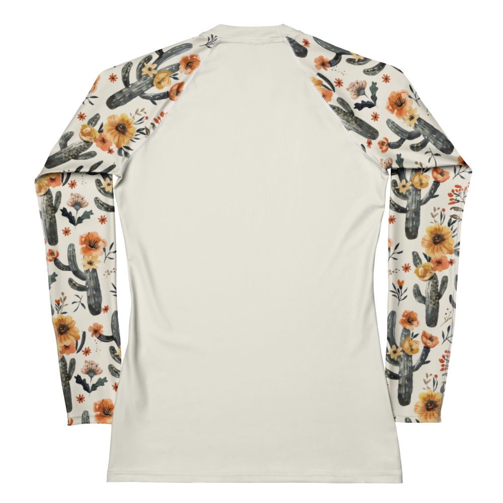 Cactus Sunflower Women's Rash Guard Solid - 